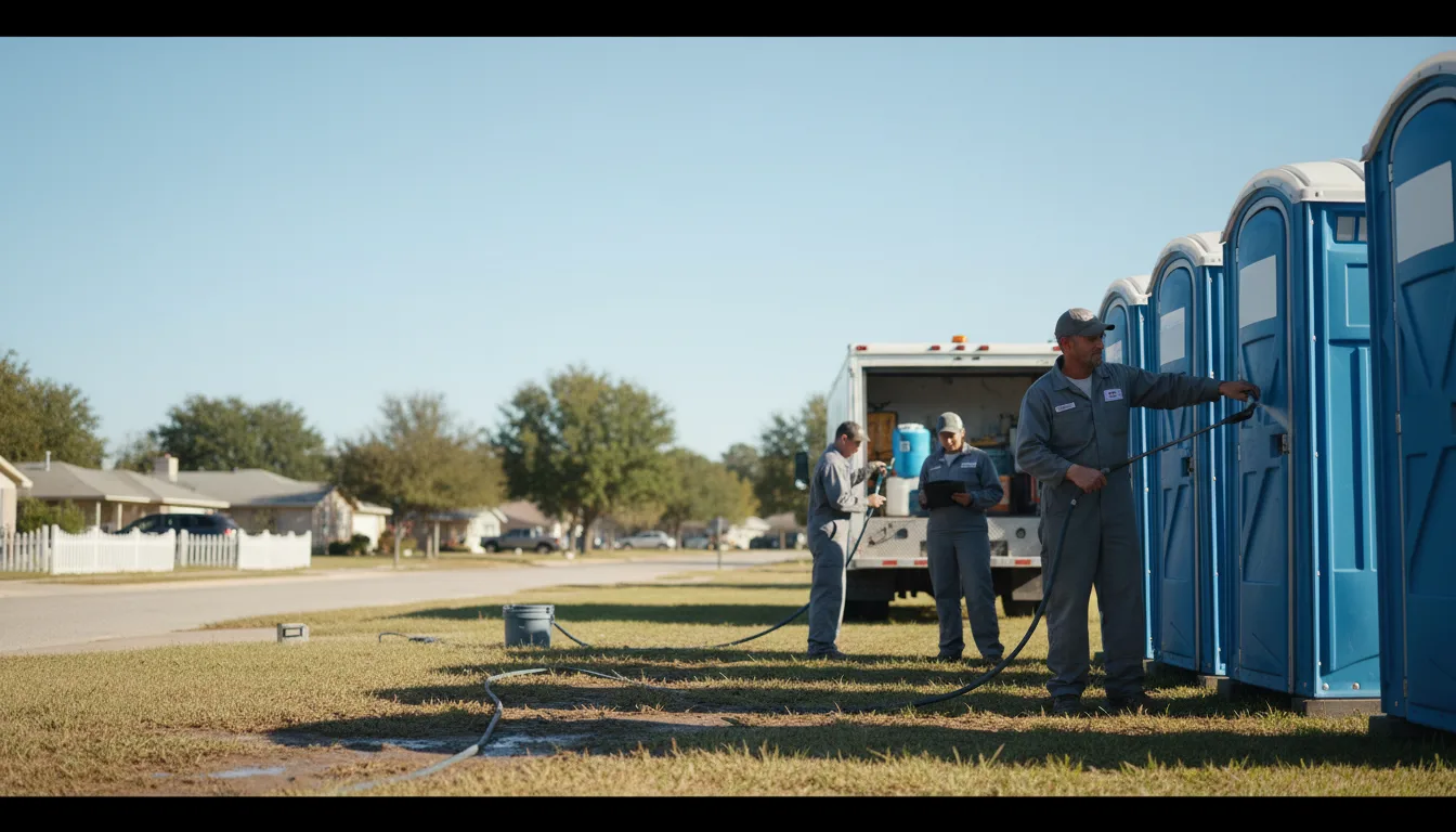 Long-Term Portable Toilet Rental in Garner, NC near me